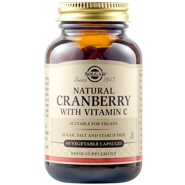 SOLGAR cranberry extract with vitamin C 60caps