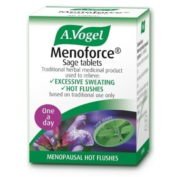 A.VOGEL menoforce φασκόμηλο για τα συμπτώματα της εμμηνόπαυσης 30tabs