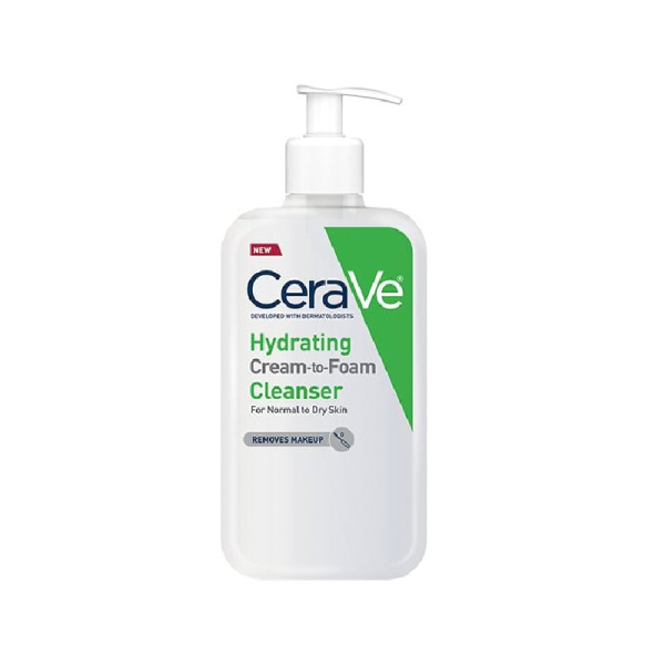 CERAVE hydrating cream to foam cleanser 236ml