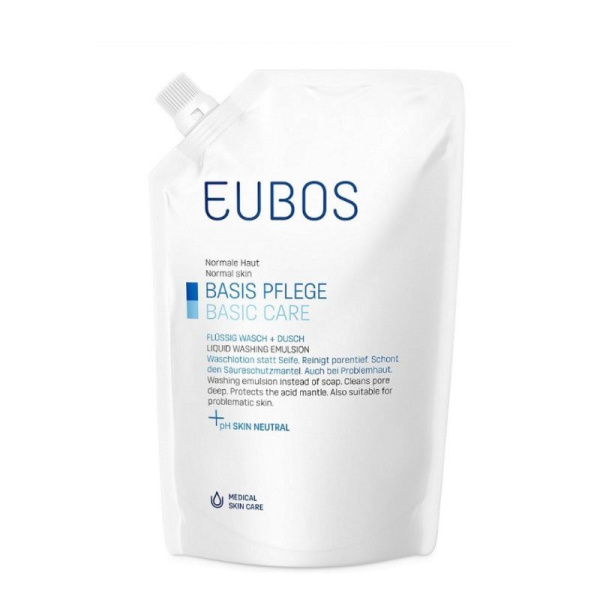 EUBOS liquid washing emulsion blue refill 400ml