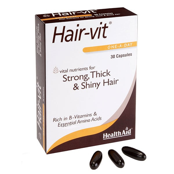 HEALTH AID hair-vit 30caps
