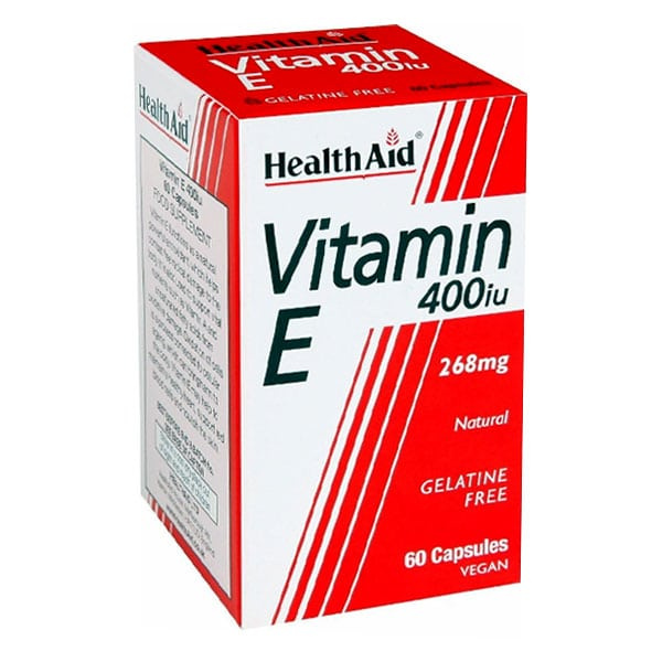 HEALTH AID vitamin E 400iu (268mg) 60caps