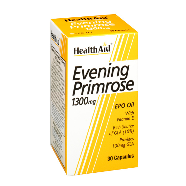 HEALTH AID evening primose oil 1300mg 30caps