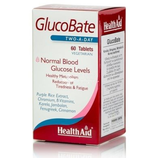 HEALTH AID glucobate 60tabs