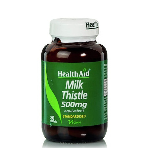 HEALTH AID milk thistle 500mg 30caps