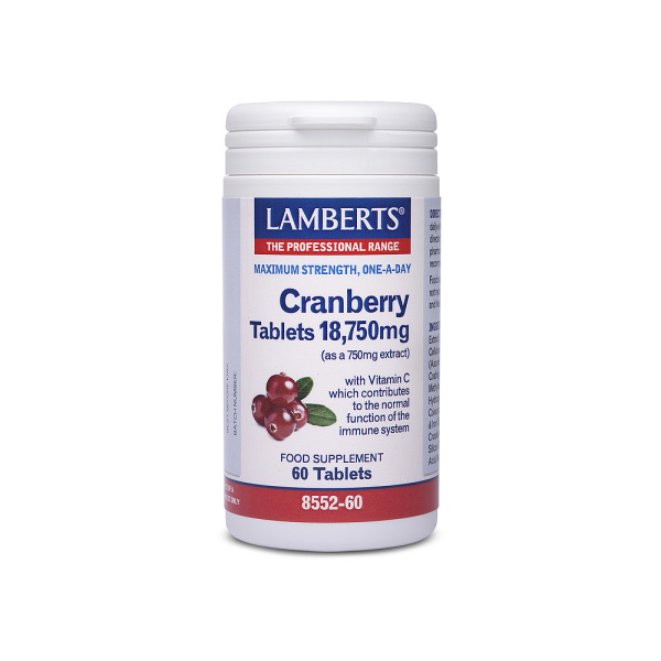 LAMBERTS cranberry 18,750mg 60caps