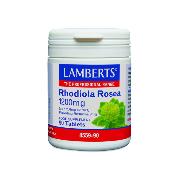 LAMBERTS rhodiola rosea 1200mg 90tabs