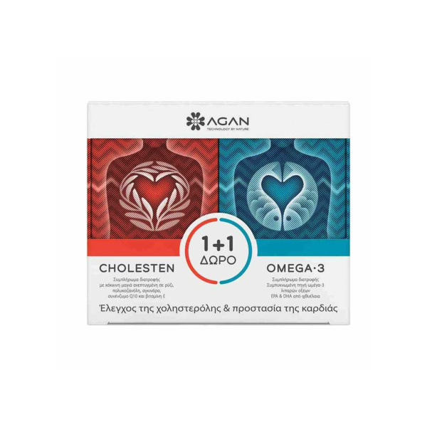 AGAN cholesten+omega-3 60capsules