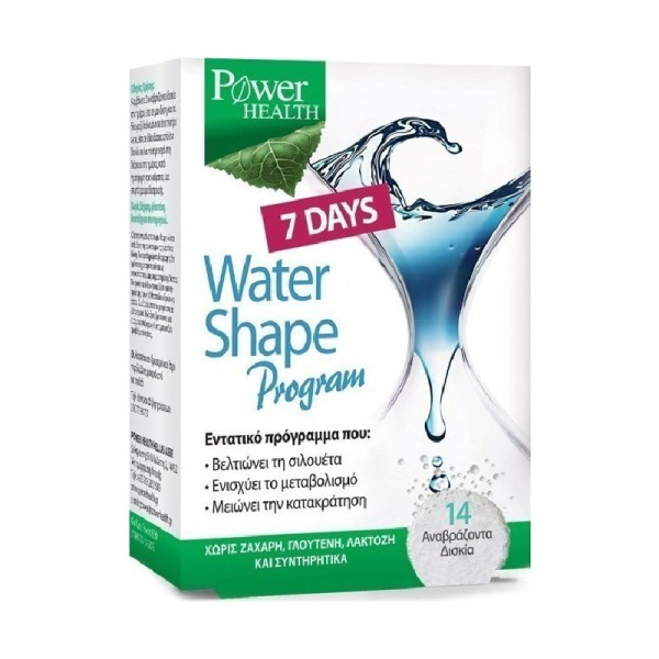 POWER HEALTH water shape για 7 ημέρες 14eff. tabs