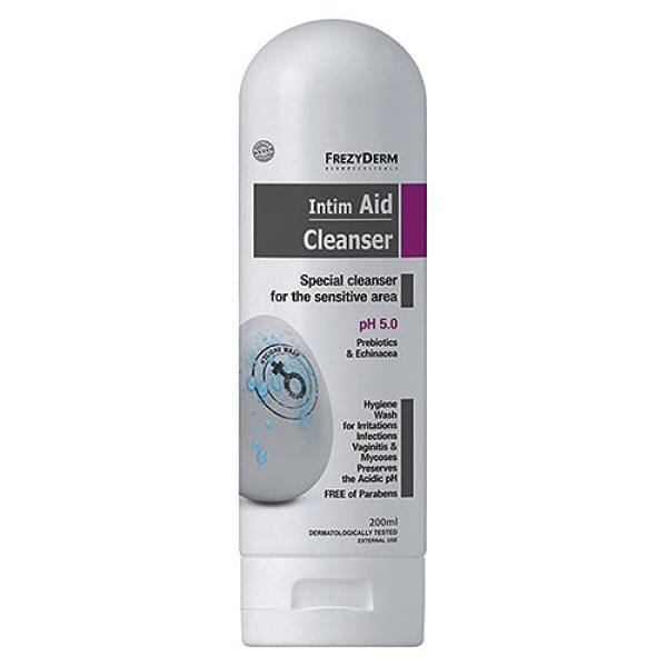 FREZYDERM intim aid cleanser pH 5.0 καθαριστικό ευαίσθητης περιοχής 200ml
