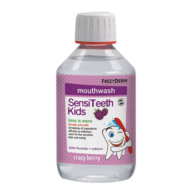 FREZYDERM sensiteeth kids mouthwash για παιδιά από 3 ετών 250ml