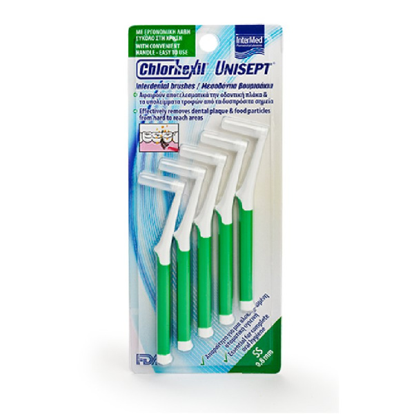 INTERMED chlorhexil interdental brushes 0.8mm