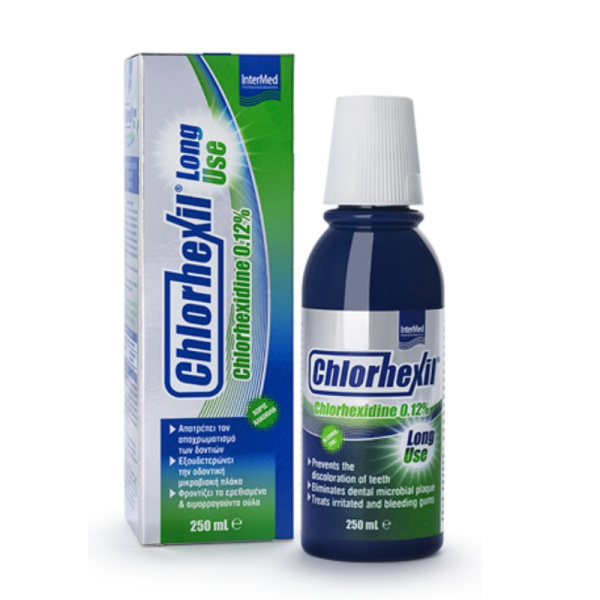 INTERMED chlorhexil long use mouthwash 0.12% 250ml