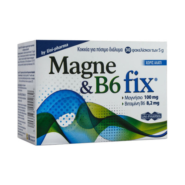 UNI-PHARMA magne & B6 fix 30 sachets