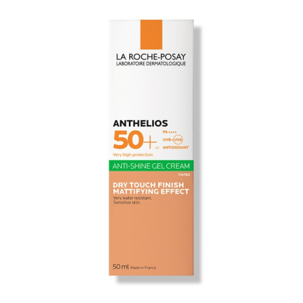 LA ROCHE POSAY anthelios anti-shine gel cream tinted spf50+ 50ml