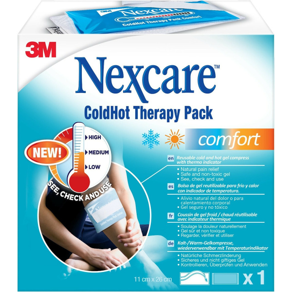NEXCARE coldhot comfort (11cm x 26cm) 2 σε 1 παγοκύστη & θερμοφόρα πολλαπλών χρήσεων 1τμχ