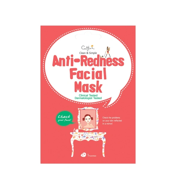 VICAN cettua clean & simple anti-redness facial mask 1τμχ