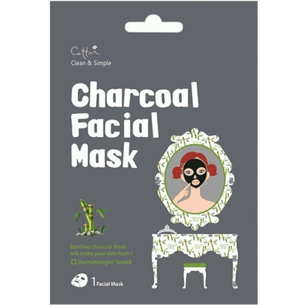 VICAN cettua clean & simple charcoal facial mask 1τμχ