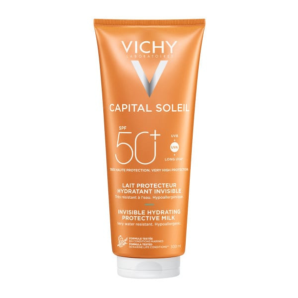 VICHY capital soleil αντηλιακό γαλάκτωμα για πρόσωπο & σώμα spf50+ 300ml