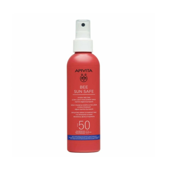 APIVITA suncare spray spf50 για πρόσωπο & σώμα 200ml