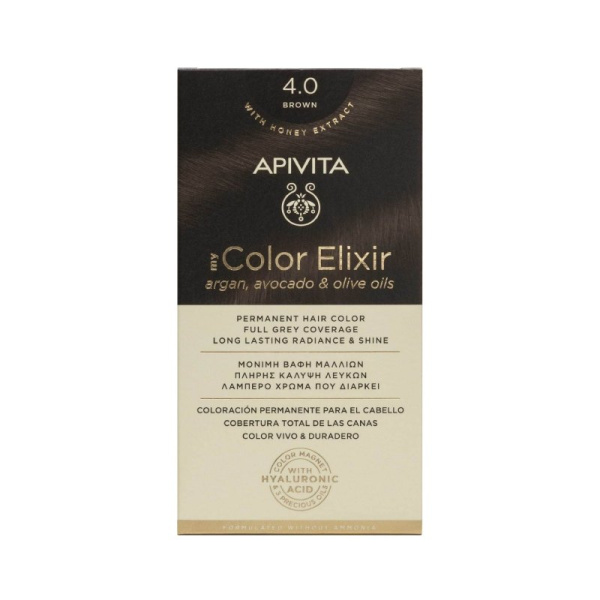 APIVITA color elixir 4.0 καστανό