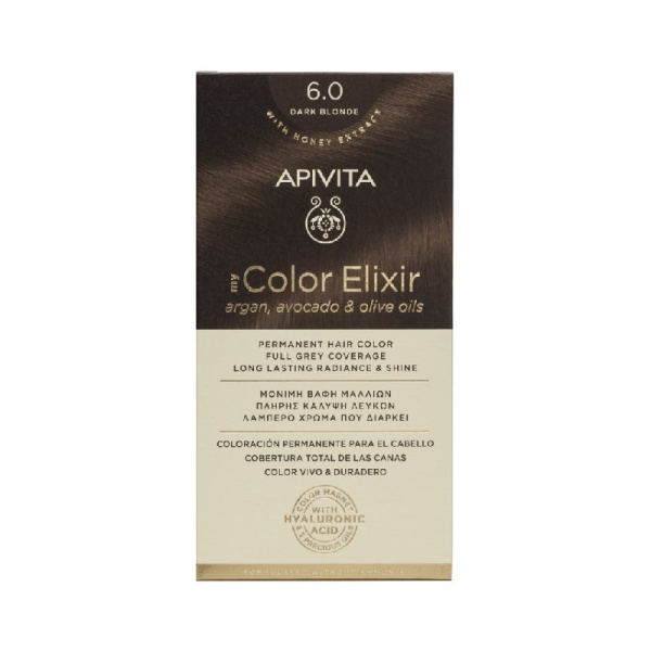 APIVITA color elixir 6.0ξανθό σκούρο