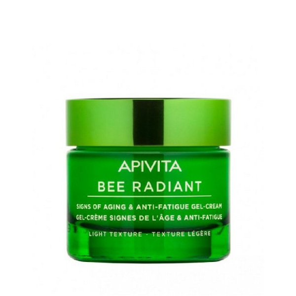 APIVITA bee radiant κρέμα αντιγήρανσης & λάμψης ελαφρία υφή 50ml