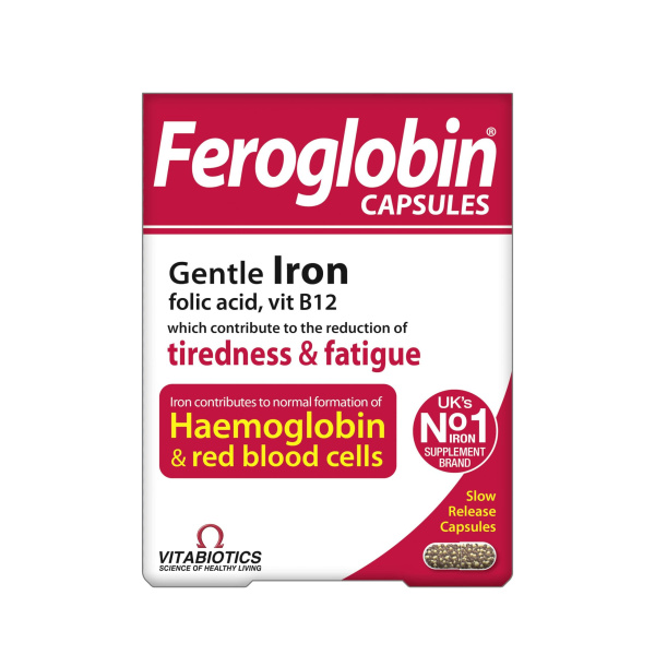 VITABIOTICS feroglobin slow release 30caps