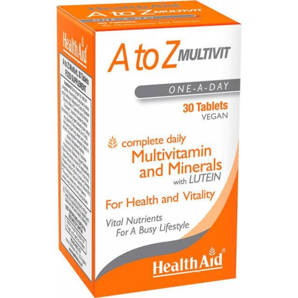 HEALTH AID A to Z multivit one a day 30tabs