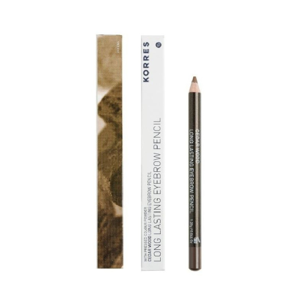 KORRES long lasting eyebrow pencil 01 dark shade