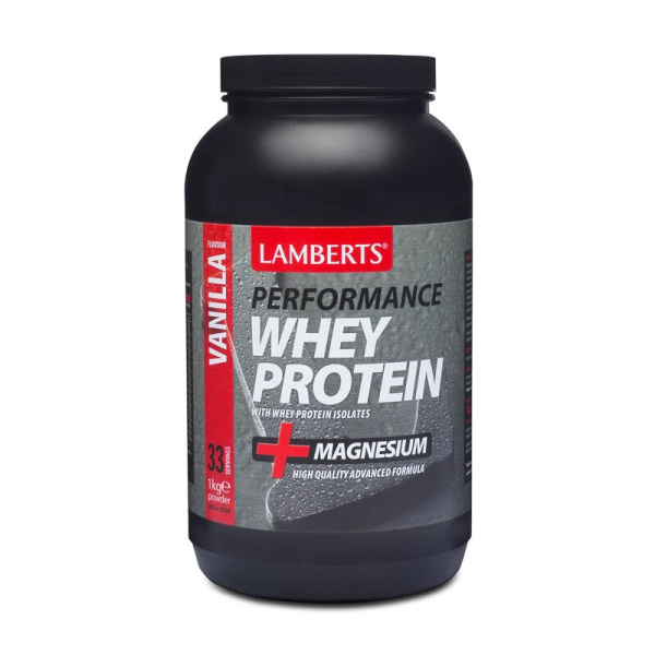 LAMBERTS performance whey protein vanillia 1000gr