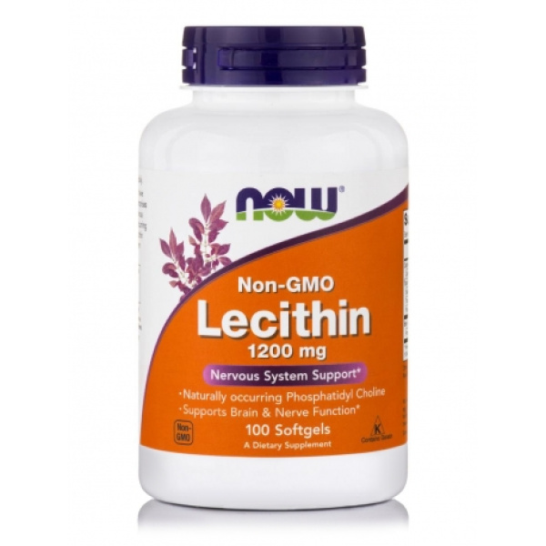 NOW lecithin 1200mg 100softgels