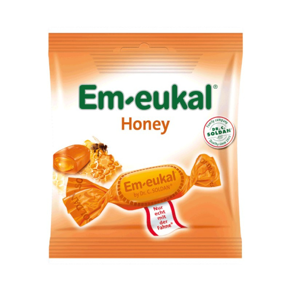 EM-EUKAL καραμέλες για τον πονόλαιμο & τον βήχα με μέλι 50gr