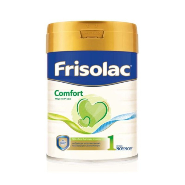 FRISOLAC 1 comfort ειδικό γάλα για βρέφη από 0-6 μηνών 400gr