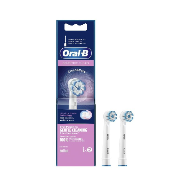 ORAL B ανταλλακτικές κεφαλές sensitive clean 2τμχ