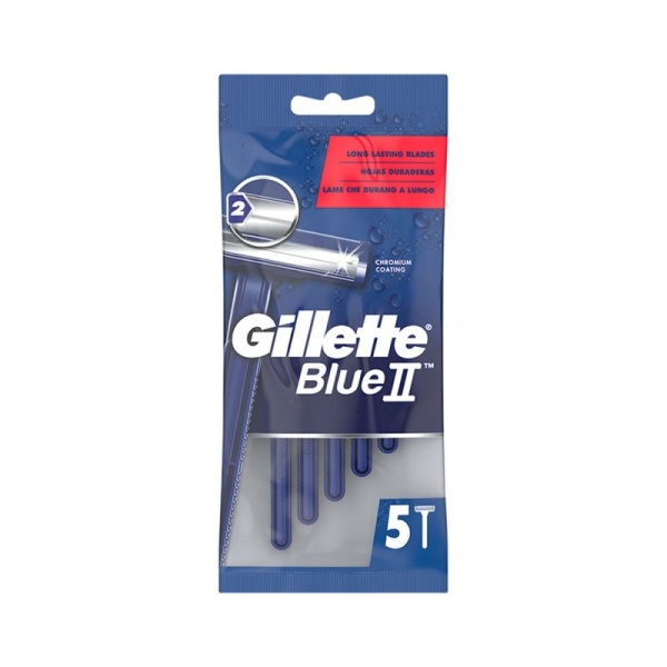 GILLETTE blue II plus ξυραφάκια μιας xρήσης 5τμχ