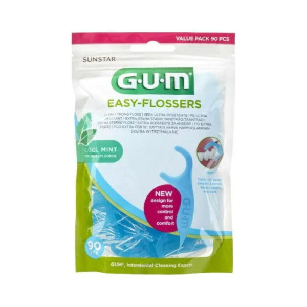 GUM easy-flossers (890) fresh mint 90τμχ