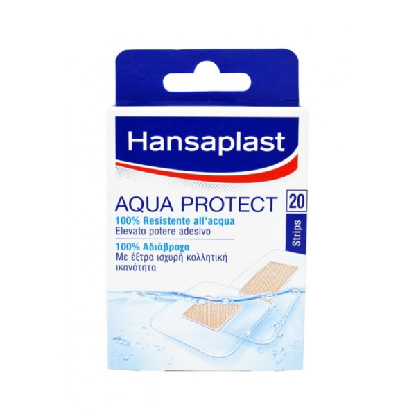 HANSAPLAST aqua protect αδιάβροχα & διάφανα με έξτρα ισχυρή κολλητική ικανότητα 20τμχ