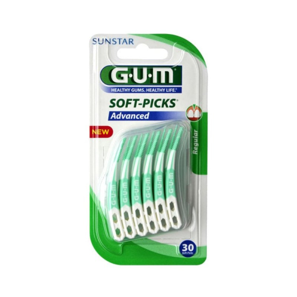 GUM soft picks advanced regular (651) 30τμχ