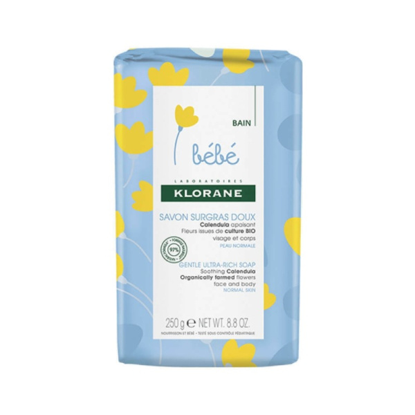 KLORANE bebe gentle ultra-rich soap ήπιο υπερλιπιδικό σαπούνι για βρέφη & παιδιά 250gr