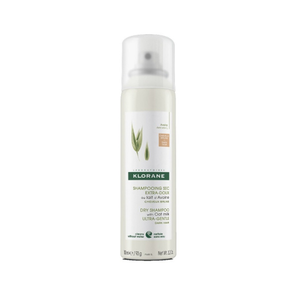 KLORANE dry shampoo avoine ξηρό σαμπουάν με γαλάκτωμα βρώμης για κάθε τύπο μαλλιών 150ml