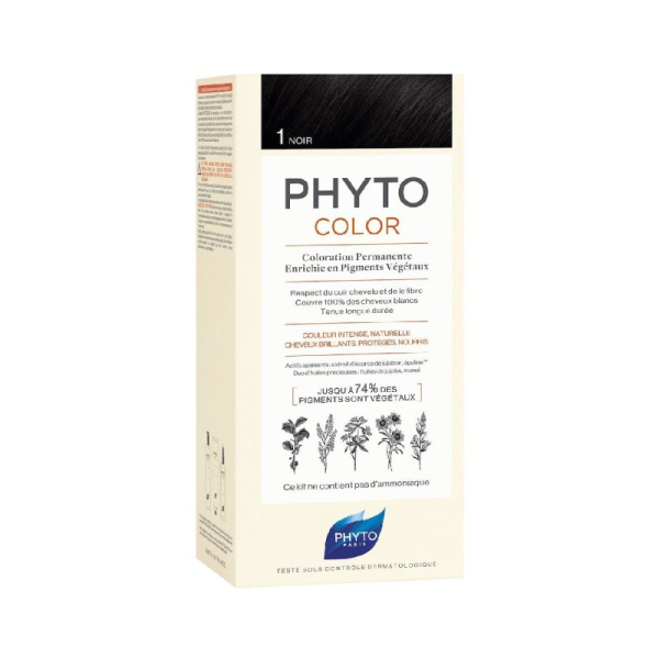 PHYTO phytocolor nο.1 μαύρο 1τμχ