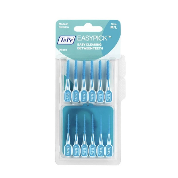 TEPE easy pick ελαστικές οδοντογλυφίδες M/L 36τμχ
