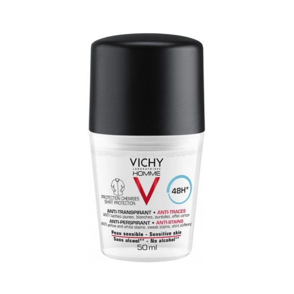 VICHY homme deodorant roll-on 48h ενάντια στα σημάδια 50ml