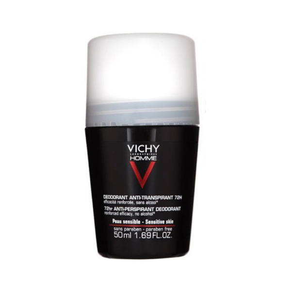 VICHY homme deodorant roll-on 72h κατά της έντονης εφίδρωσης 50ml