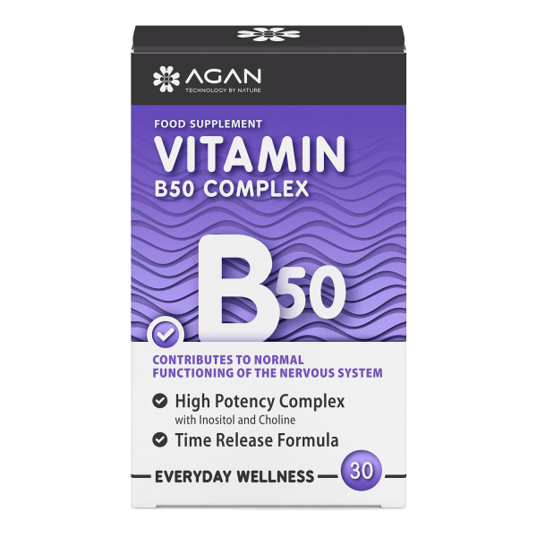 AGAN vitamin B50 complex 30tabs