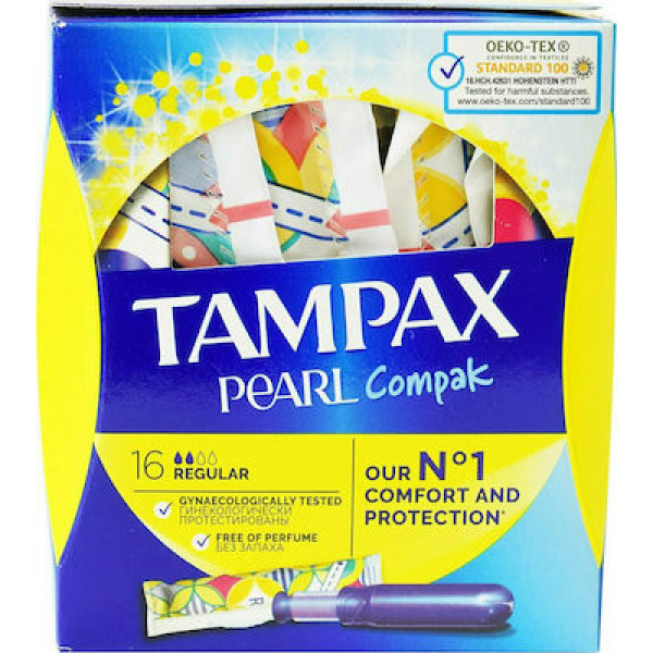 TAMPAX compak pearl regular 16τμχ