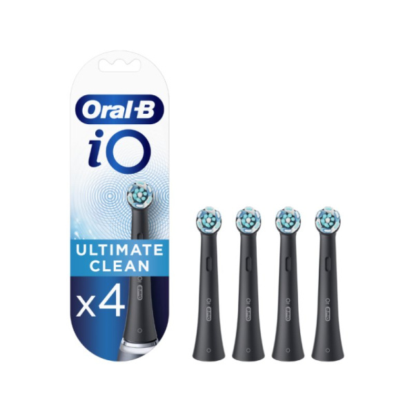 ORAL B ανταλλακτικές κεφαλές iO ultimate clean black 4τμχ