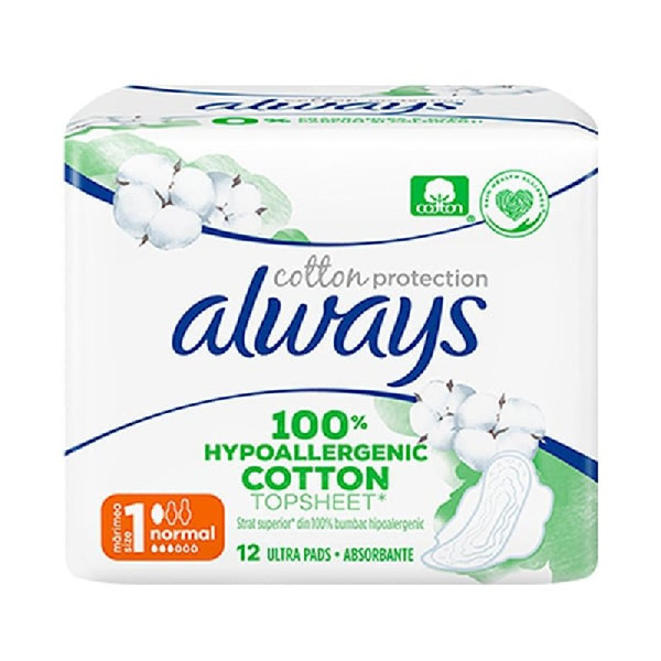 ALWAYS cotton protection size 1 normal 12τμχ