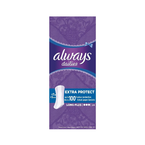 ALWAYS dailies long plus extra protect 24τμχ